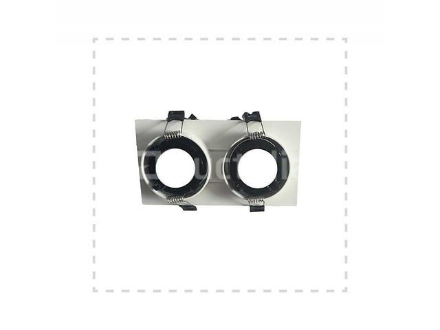 10 x downlight fitting – draaibaar – gu10 – wit/zwart – ip20 – ep-2 - afbeelding 2 van  4