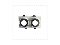 10 x downlight fitting – draaibaar – gu10 – wit/zwart – ip20 – ep-2 - afbeelding 2 van  4