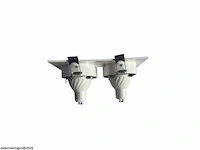 10 x downlight fitting – draaibaar – gu10 – wit/zwart – ip20 – ep-2 - afbeelding 3 van  5
