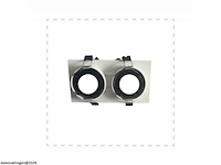 10 x downlight fitting – draaibaar – gu10 – wit/zwart – ip20 – ep-2 - afbeelding 4 van  5