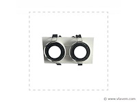 10 x downlight fitting – draaibaar – gu10 – wit/zwart – ip20 – ep-2 - afbeelding 3 van  4