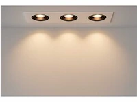 10 x downlight fitting – draaibaar – gu10 – wit/zwart – ip20 – ep-3