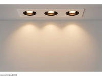 10 x downlight fitting – draaibaar – gu10 – wit/zwart – ip20 – ep-3 - afbeelding 2 van  6