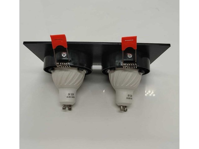 10 x downlight fitting – draaibaar – gu10 – zwart – ip20 – ep-2 - afbeelding 3 van  5