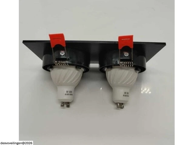 10 x downlight fitting – draaibaar – gu10 – zwart – ip20 – ep-2 - afbeelding 4 van  6