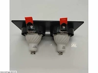 10 x downlight fitting – draaibaar – gu10 – zwart – ip20 – ep-2 - afbeelding 4 van  6