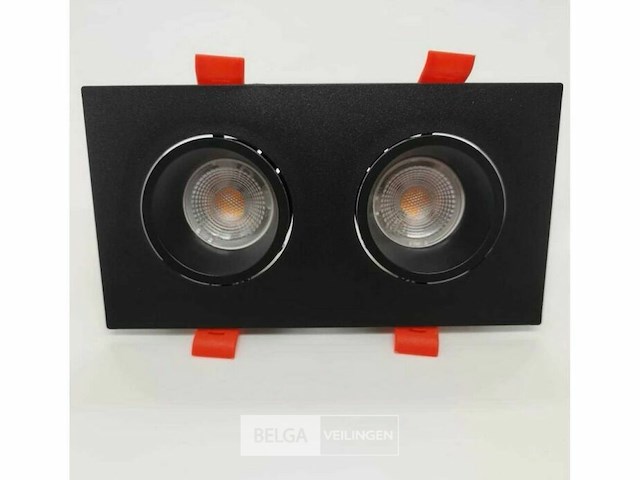 10 x downlight fitting – draaibaar – gu10 – zwart – ip20 – ep-2 - afbeelding 3 van  6