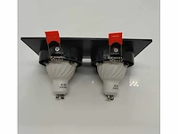 10 x downlight fitting – draaibaar – gu10 – zwart – ip20 – ep-2 - afbeelding 3 van  5