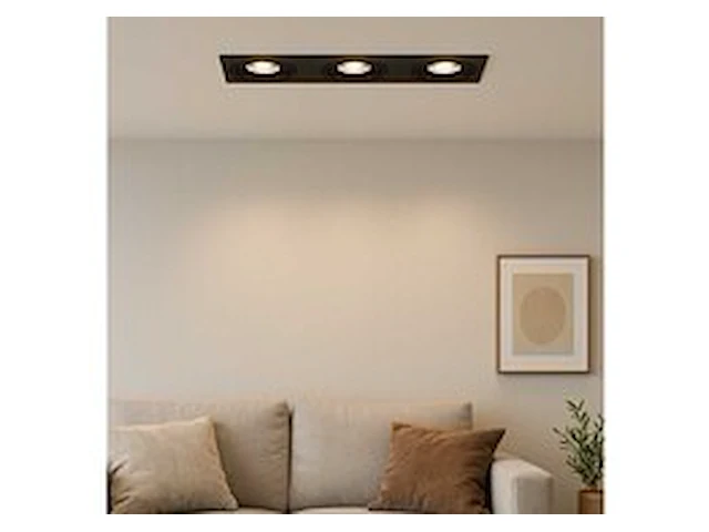 10 x downlight fitting – draaibaar – gu10 – zwart – ip20 – ep-3 - afbeelding 1 van  6