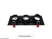 10 x downlight fitting – draaibaar – gu10 – zwart – ip20 – ep-3 - afbeelding 5 van  6