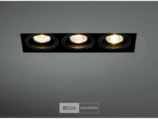 10 x downlight fitting – draaibaar – gu10 – zwart – ip20 – ep-3 - afbeelding 4 van  6
