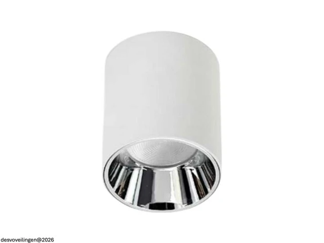 10 x downlight fitting – opbouwarmatuur – gu10 – cilindrisch – wit/bruin - afbeelding 4 van  4