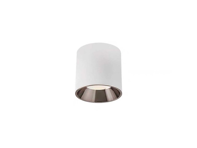 10 x downlight fitting – opbouwarmatuur – gu10 – vierkant – wit/chroom - afbeelding 2 van  4