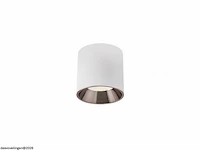 10 x downlight fitting – opbouwarmatuur – gu10 – vierkant – wit/chroom - afbeelding 3 van  5