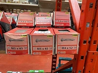 10 x dozen kozijnschroeven; metalen pluggen - afbeelding 2 van  8