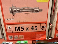 10 x dozen kozijnschroeven; metalen pluggen - afbeelding 3 van  8