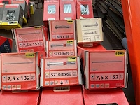 10 x dozen kozijnschroeven; metalen pluggen - afbeelding 5 van  8