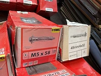 10 x dozen kozijnschroeven; metalen pluggen - afbeelding 8 van  8