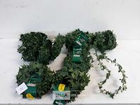 10 x draad 5 m met blaadjes groen 2 assorti - afbeelding 2 van  3