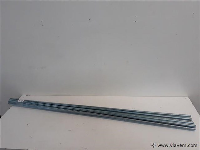 10 x draadstangen verzinkt 1 meter m 10 - afbeelding 1 van  2