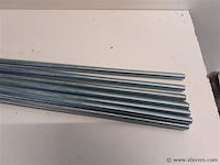 10 x draadstangen verzinkt 1 meter m 10 - afbeelding 2 van  2