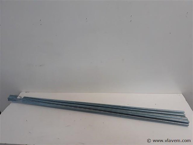 10 x draadstangen verzinkt 1 meter m 12 - afbeelding 2 van  2