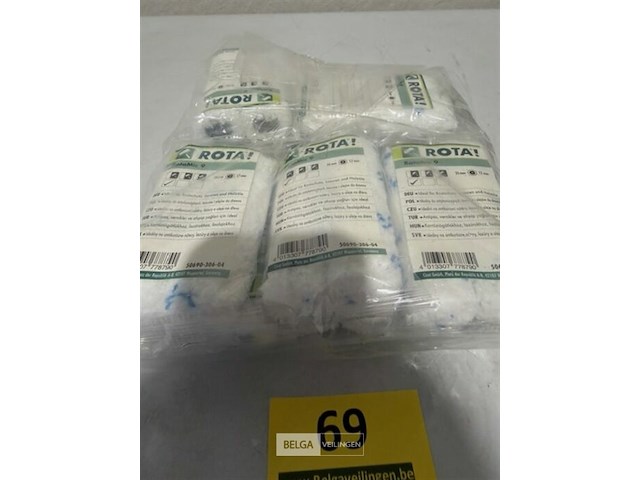 10 x duo rol rotamic 9 - 10 cm lengte - fijne afwerking - afbeelding 2 van  3