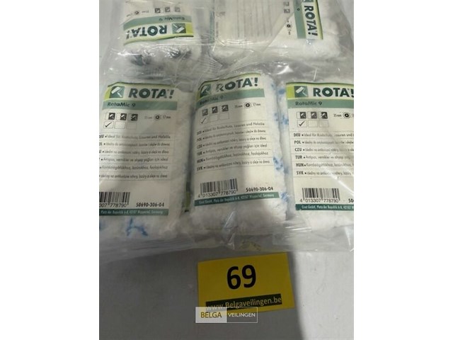 10 x duo rol rotamic 9 - 10 cm lengte - fijne afwerking - afbeelding 3 van  3