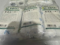 10 x duo rol rotamic 9 - 10 cm lengte - fijne afwerking - afbeelding 2 van  3