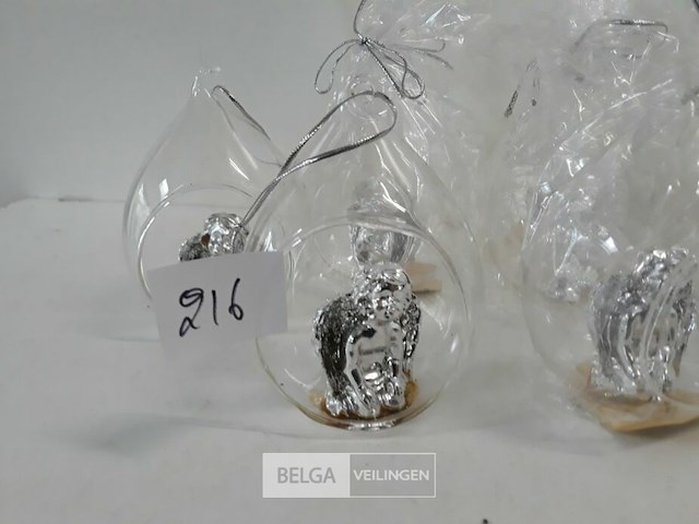 10 x engel in half open bal 10 cm - afbeelding 3 van  3