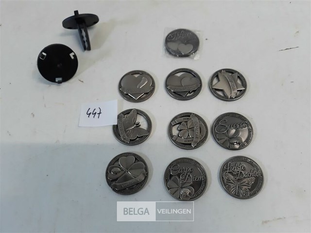 10 x geluksmunt + 2 x houder - afbeelding 1 van  3