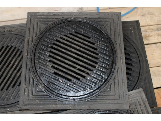 10 x gietijzer rooster voor pvc dia 315mm - afbeelding 1 van  2