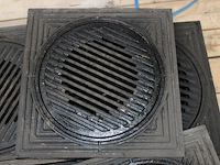 10 x gietijzer rooster voor pvc dia 315mm - afbeelding 1 van  2
