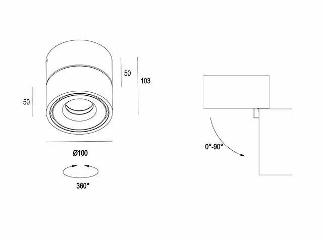 10 x gio 1.0 kantelbare design spot wit - afbeelding 11 van  11