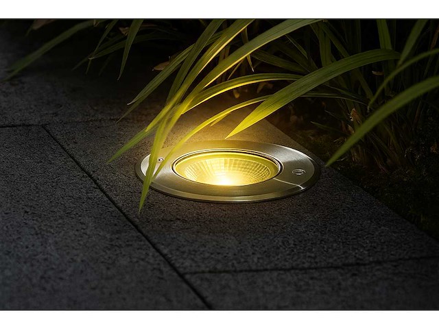 10 x grondspot rond – gu10 – ip65 waterdicht - afbeelding 1 van  4