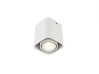 10 x gu10 design opbouwspot armatuur 10cm wit kantelbaar - afbeelding 3 van  8