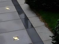 10 x gu10 grondspot vierkant satijn nickel - afbeelding 2 van  5