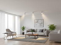 10 x gu10 opbouwspot armatuur cilinder zand wit draaibaar - afbeelding 4 van  7