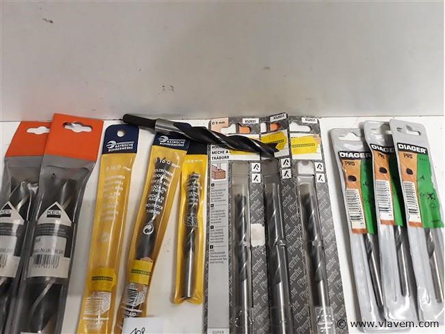 10 x houtboor rond mix - afbeelding 2 van  2