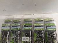 10 x houtschroeven inox blister verzonken kop mix - afbeelding 3 van  3
