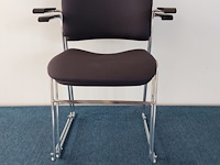 10 x howe 40/4 design vergaderstoel by david rowland (blauw/grijs) - afbeelding 6 van  7