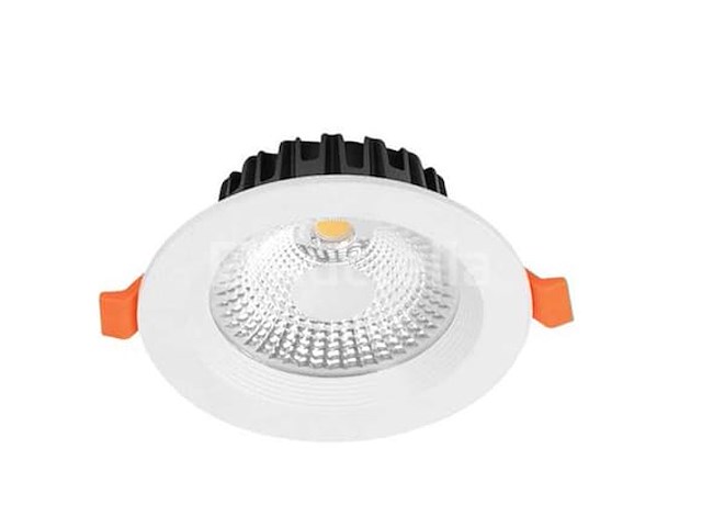 10 x inbouw led spot - 15w - 6500k koud wit - cob - ip20 - afbeelding 1 van  5