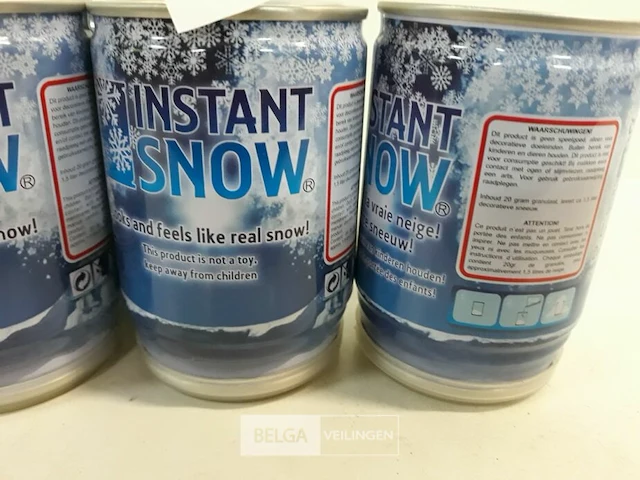 10 x instant snow in blik - afbeelding 3 van  3