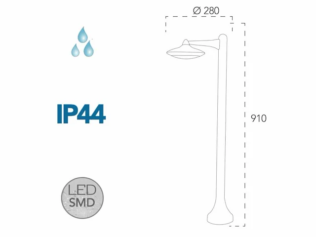 10 x intec alyson led italiaanse grond lampen - afbeelding 2 van  4