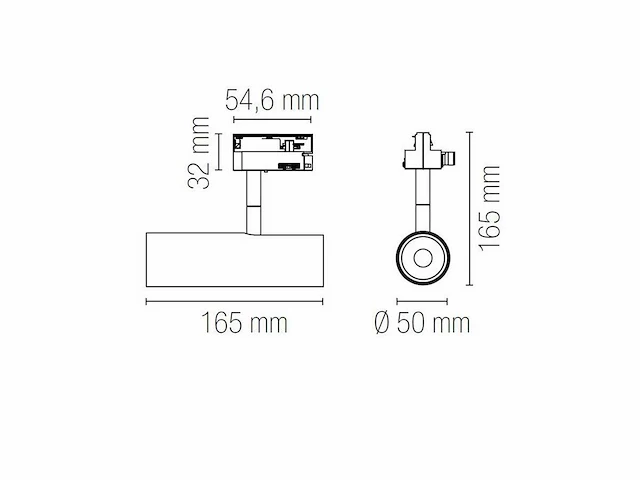 10 x intec led rocket surface zwart - afbeelding 3 van  6