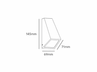 10 x intec popup wandarmatuur oud bruin - afbeelding 4 van  6