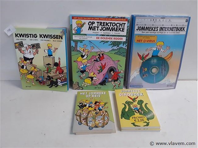 10 x jommekes doe-kleur en leesboek 5 assorti - afbeelding 1 van  2