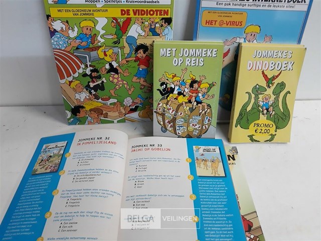 10 x jommekes doe-kleur en leesboek 5 assorti - afbeelding 3 van  3