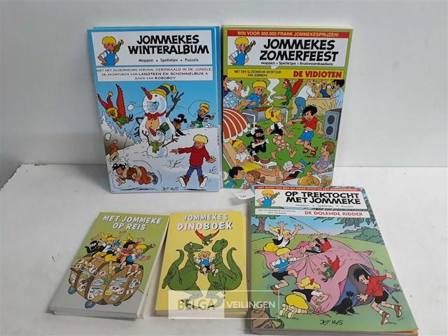10 x jommekes doe-kleur en leesboek 5 assorti - afbeelding 1 van  3