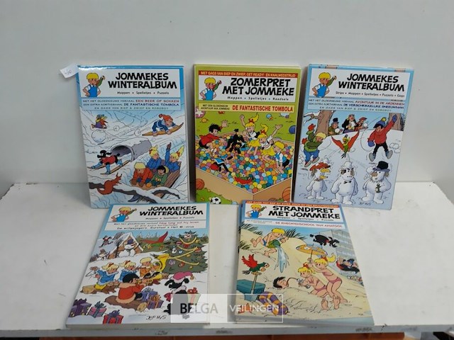 10 x jommekes doe-kleur en leesboek 5 assorti - afbeelding 2 van  3